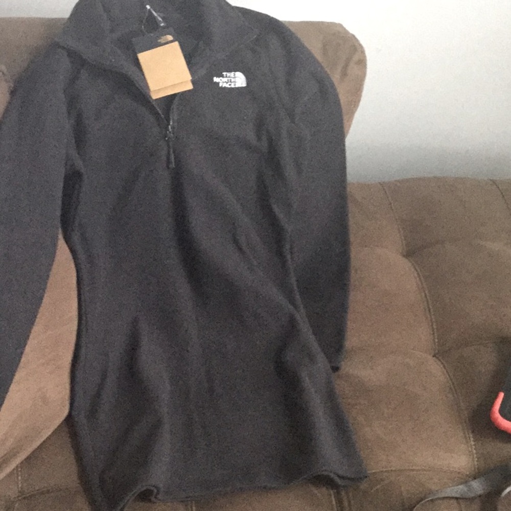 North Face Black Fleece Dress sz Med